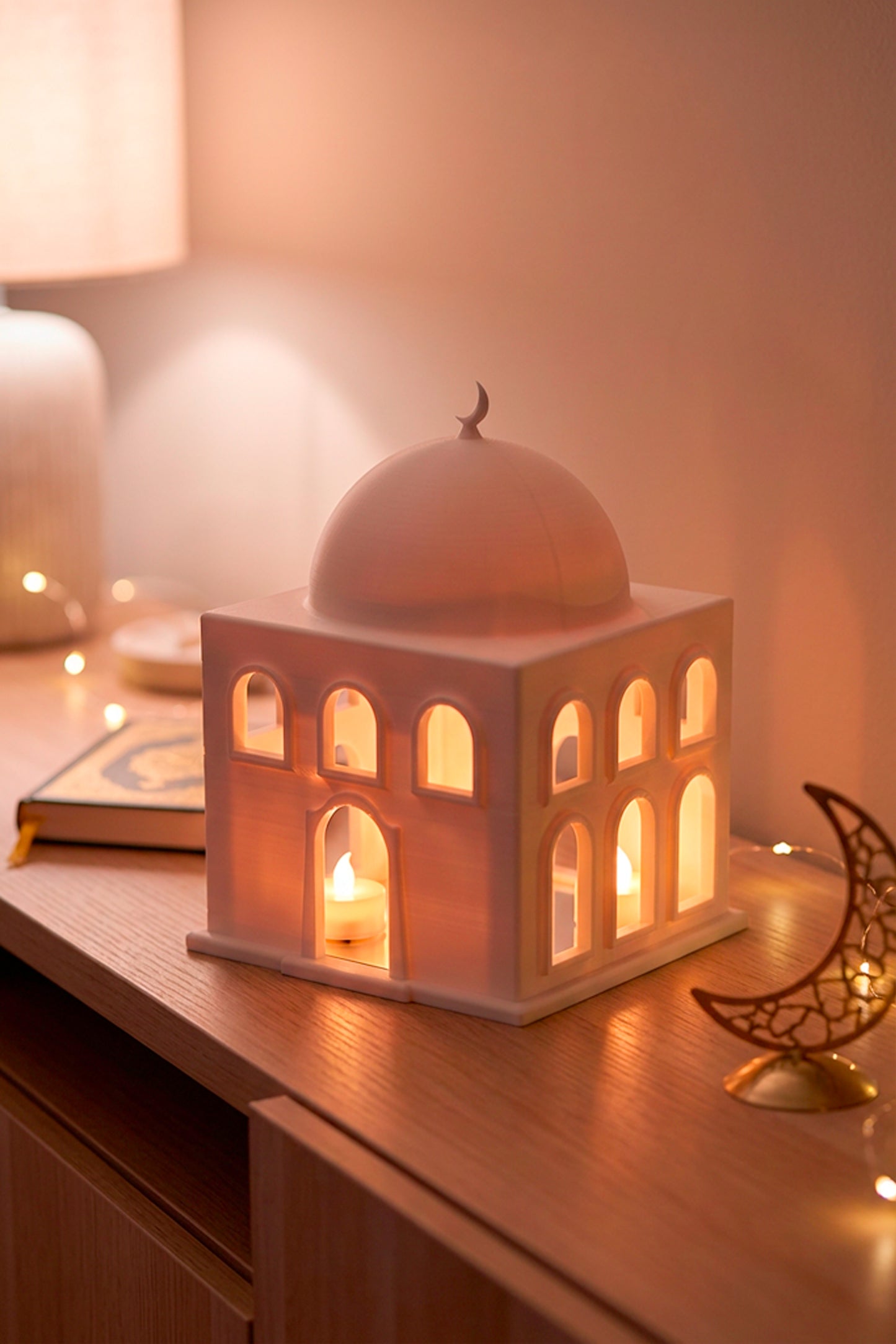 Ramadan & Eid Decoration | Mosque Modern Lantern | Islamic Decor