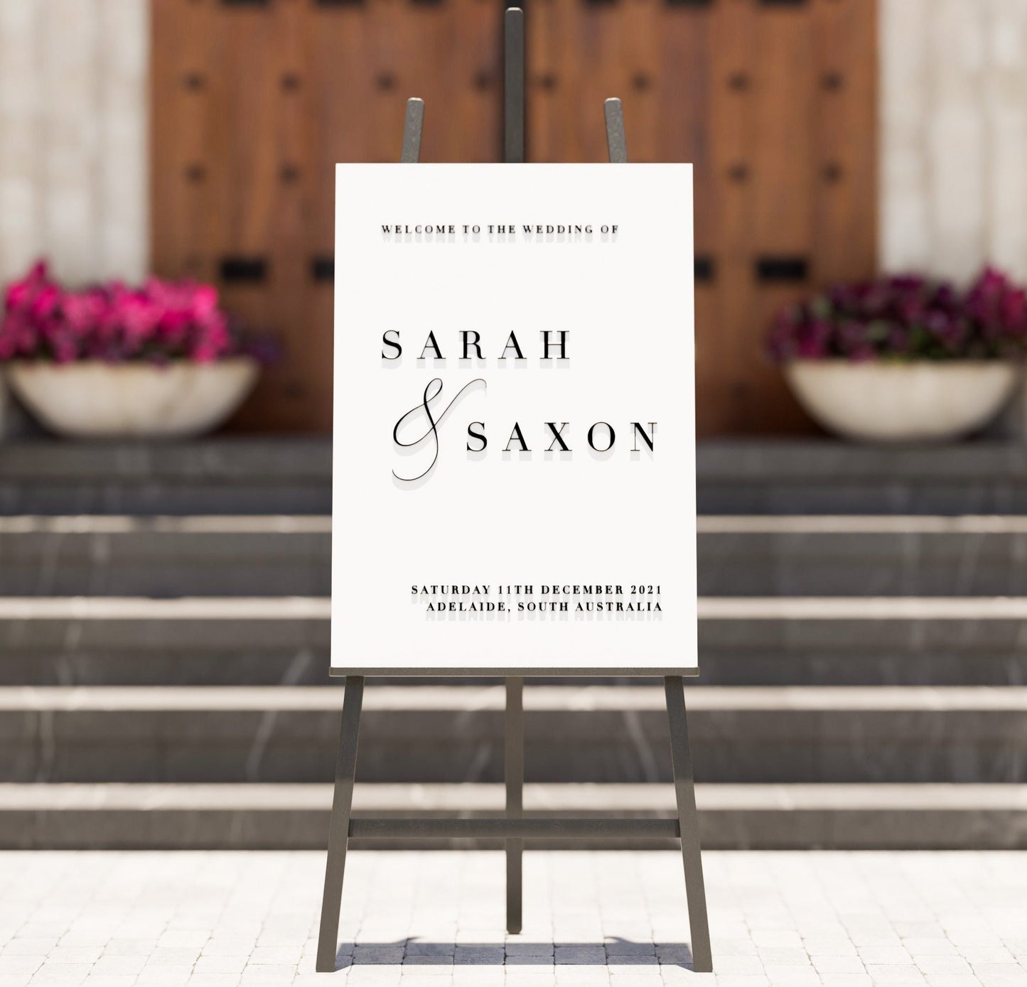 Personalised 3D Wedding Welcome Sign | Engagement | Laser Cut Acrylic
