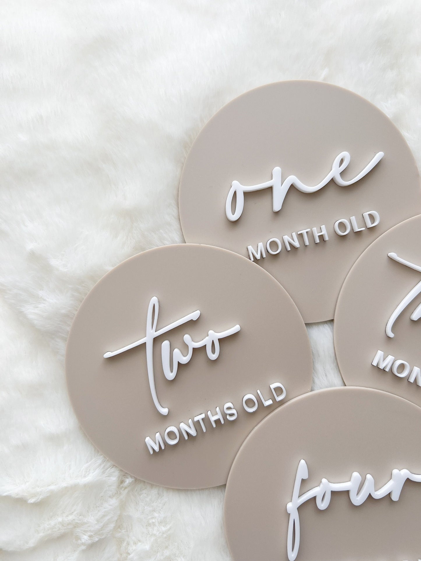 Baby Milestone Plaques | Baby Photo | Baby Shower Gift | Acrylic