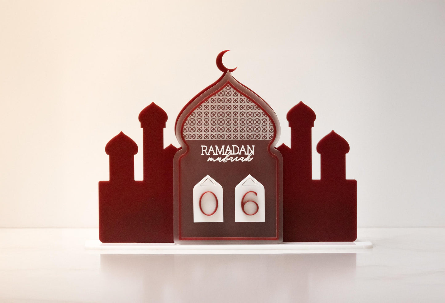 Ramadan Calendar | Eid Countdown Calendar | Mosque | Islamic Acrylic Decor