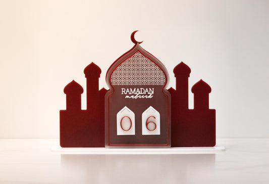 Ramadan Calendar | Eid Countdown Calendar | Mosque | Islamic Acrylic Decor