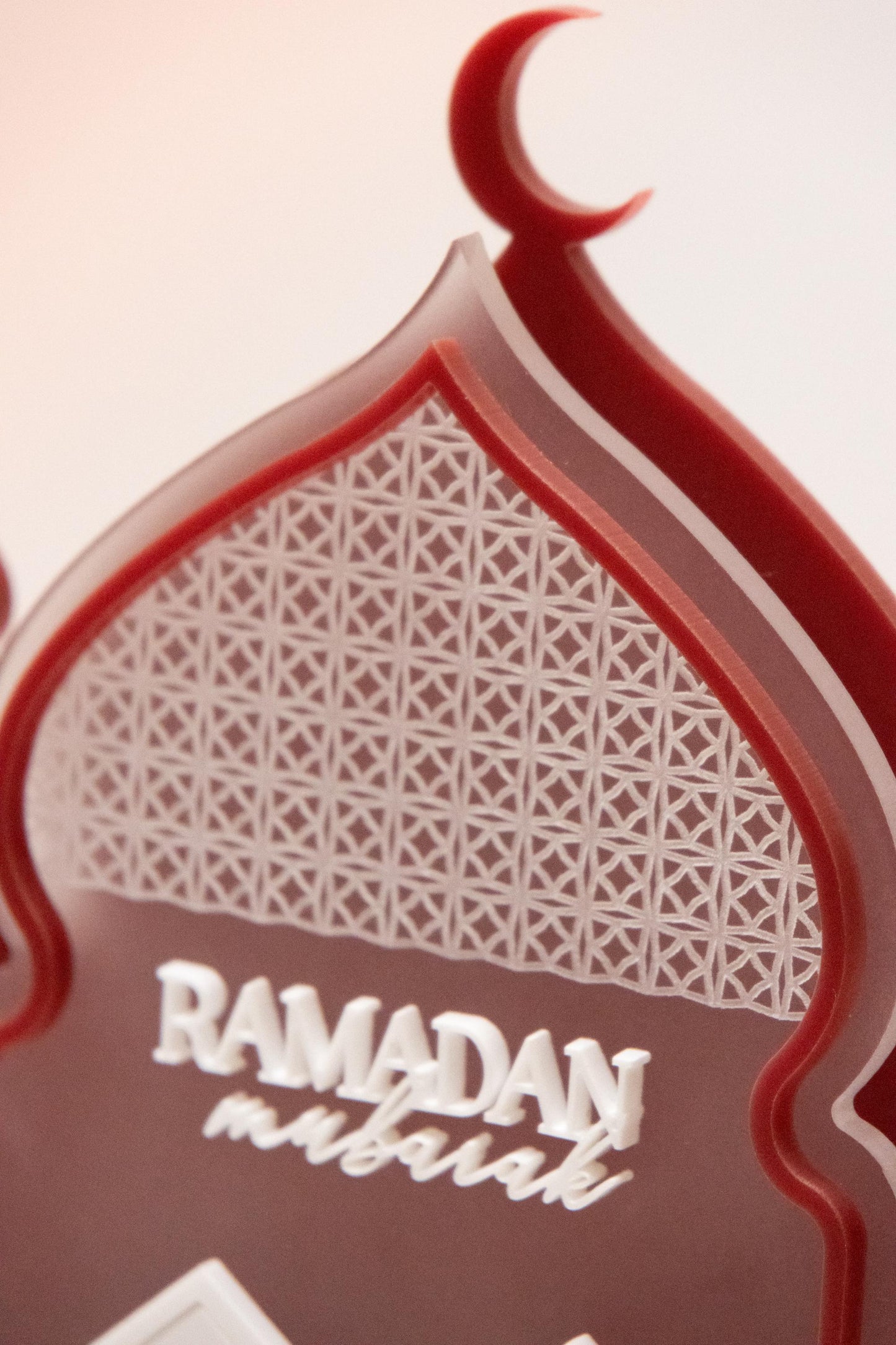 Ramadan Calendar | Eid Countdown Calendar | Mosque | Islamic Acrylic Decor