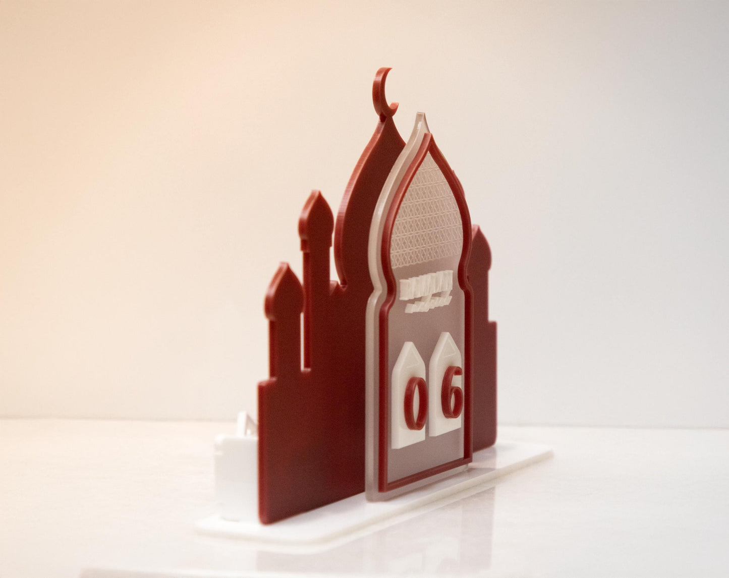 Ramadan Calendar | Eid Countdown Calendar | Mosque | Islamic Acrylic Decor